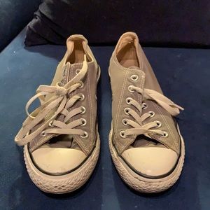 *SOLD via FB Mkt* Grey & white Converse Chuck Taylor All-Star low top sneakers
